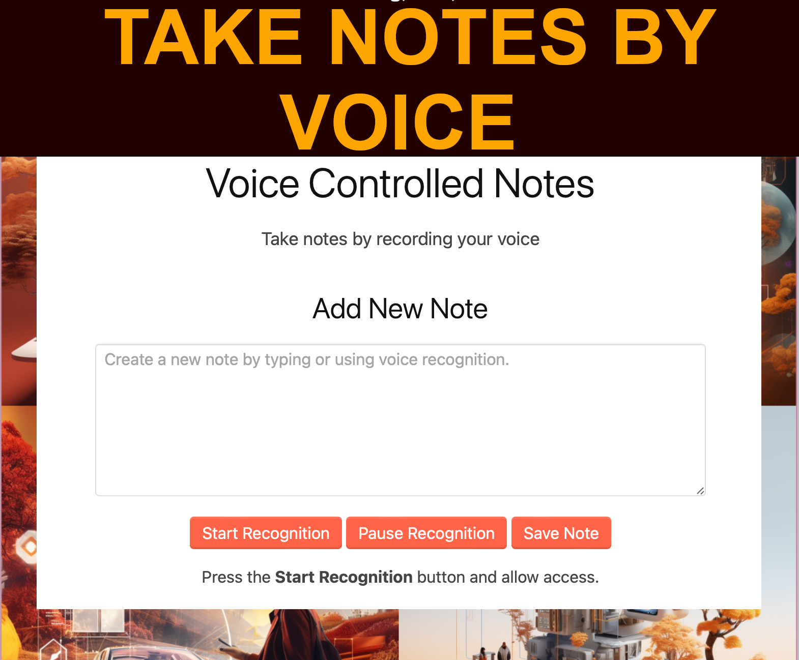 Take Notes by Voice Logo